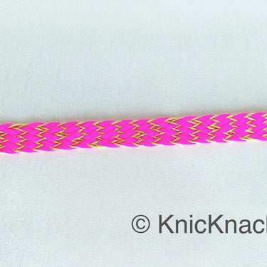 Pink Braid Trim, Approx. 8mm wide, Upholstery Trim